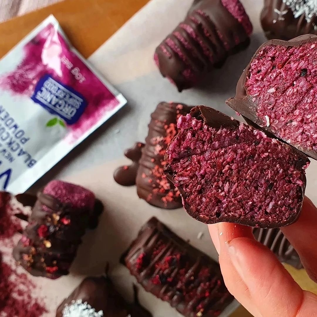 ViBERi Blackcurrant Bounty Bites | ViBERi Recipe Collection