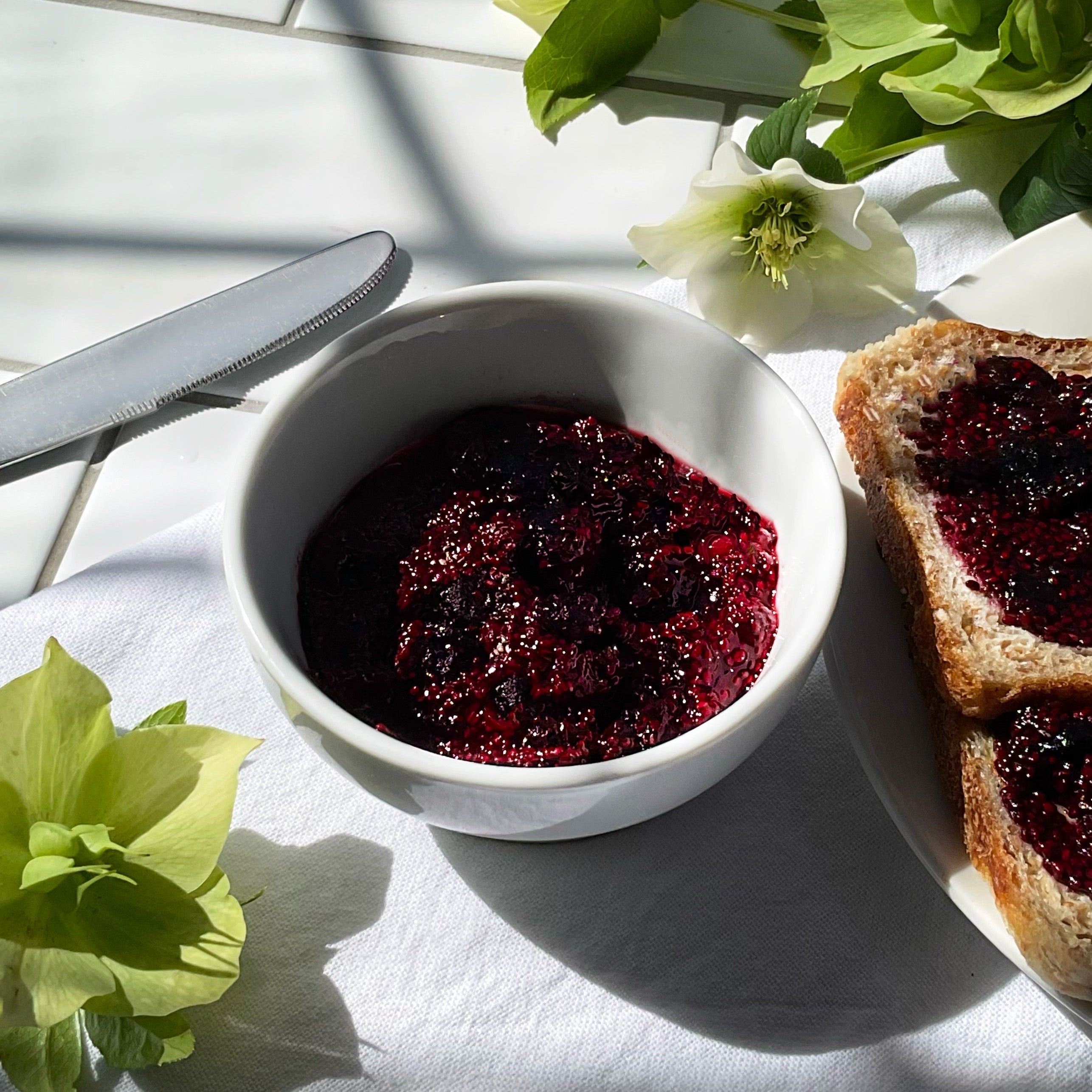 Tasty Blackcurrant & Chia Jam