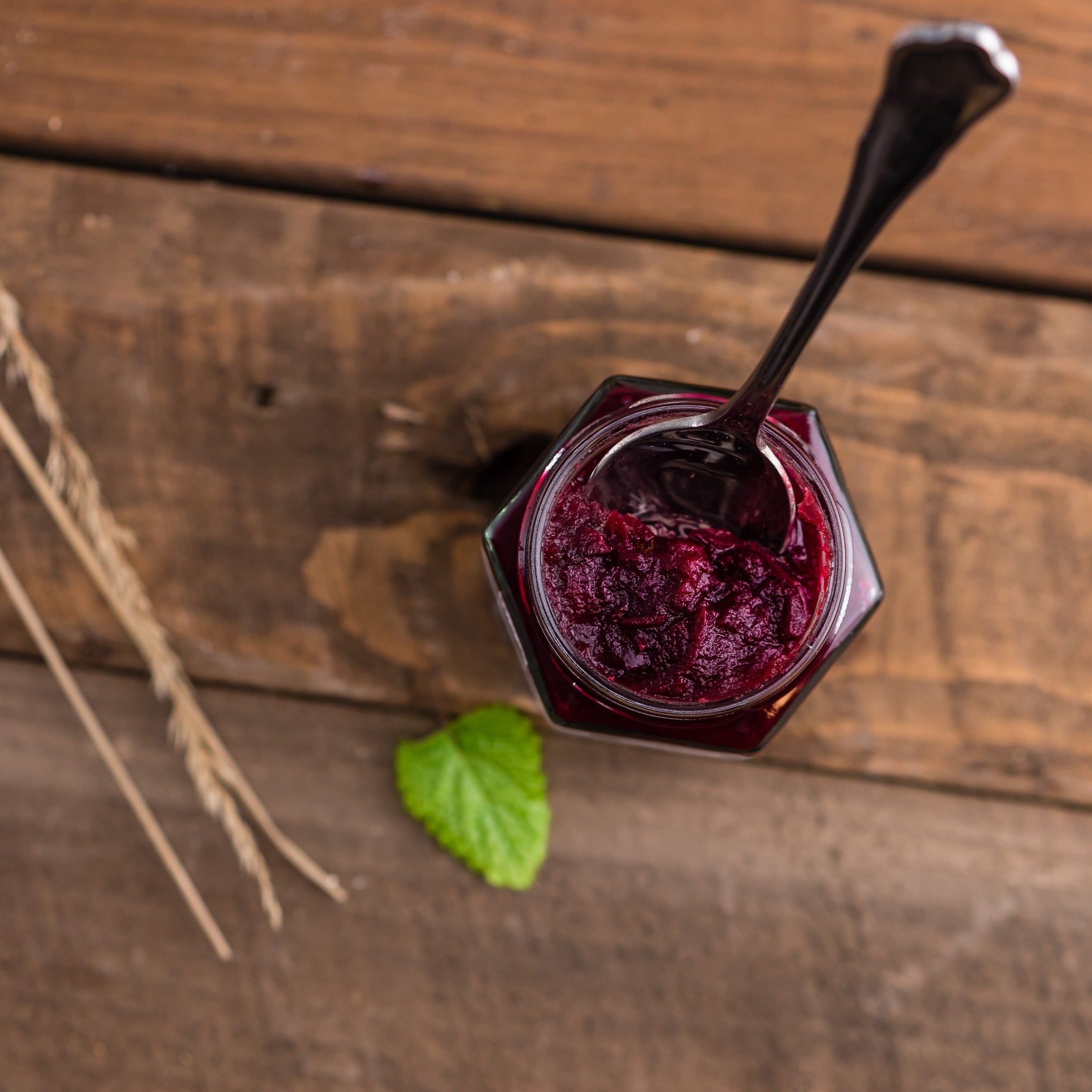 Feijoa and  Blackcurrant Jam