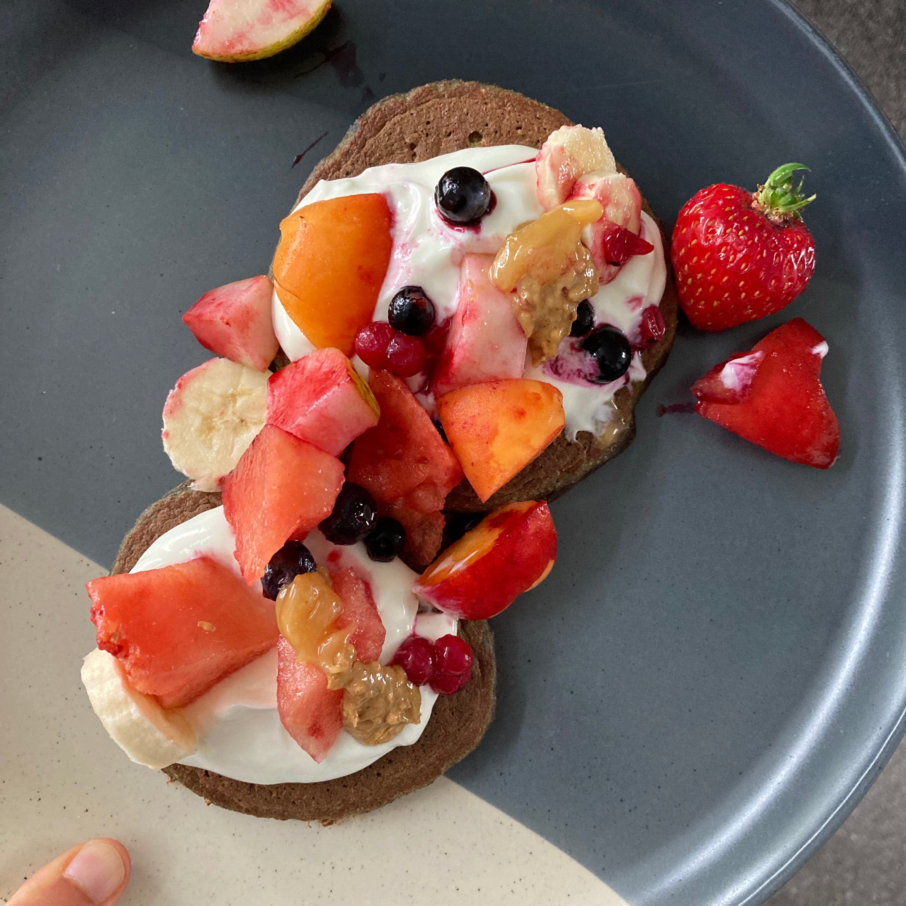 Blackcurrant & Beetroot Pancakes