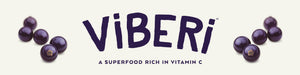 ViBERi New Zealand Logo with Blackcurrants